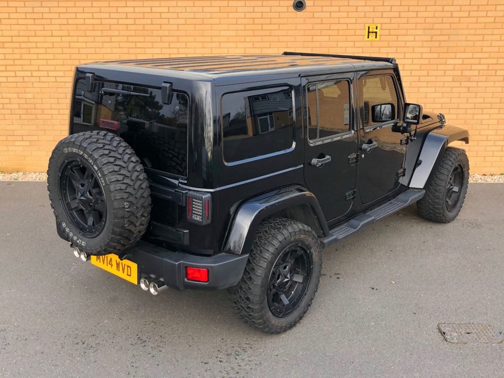 USED 2014 14 JEEP WRANGLER CUSTOM OVERLAND UNLIMITED // 2.8 CRD 197 BHP // 4D // PX SWAP 
