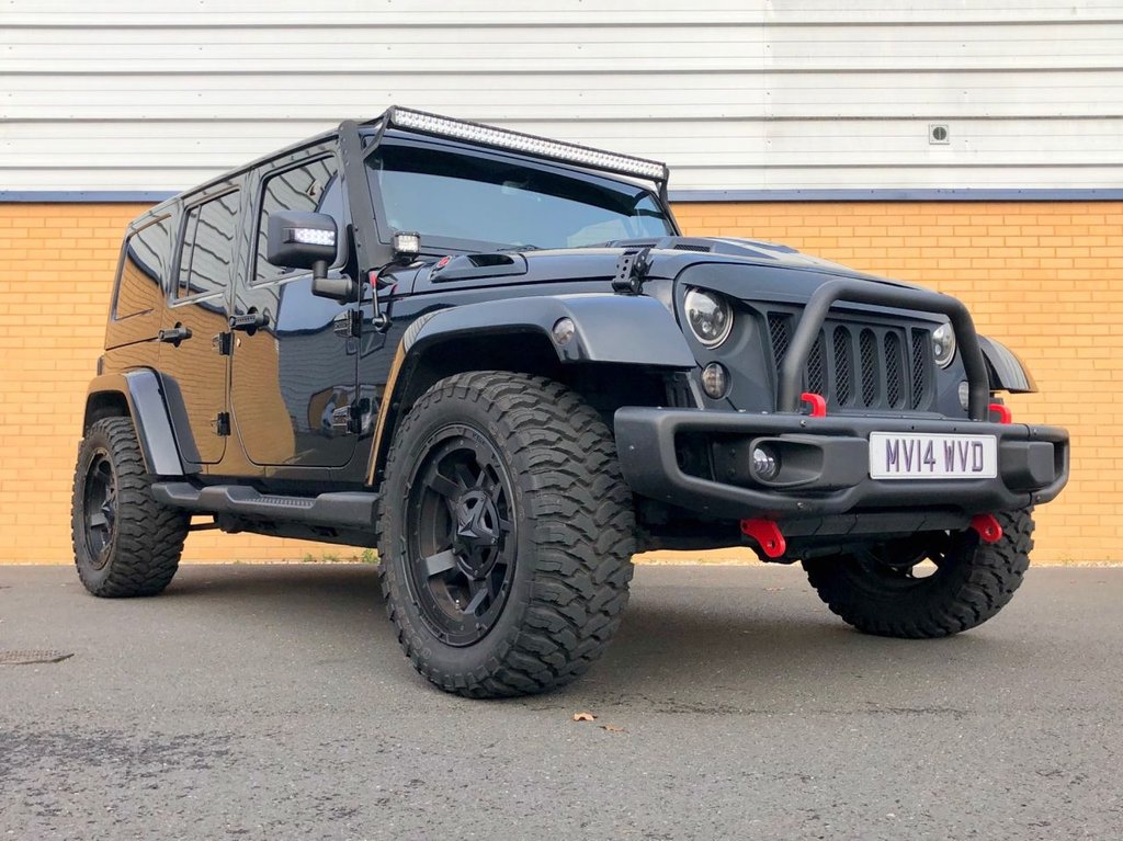 USED 2014 14 JEEP WRANGLER CUSTOM OVERLAND UNLIMITED // 2.8 CRD 197 BHP // 4D // PX SWAP 