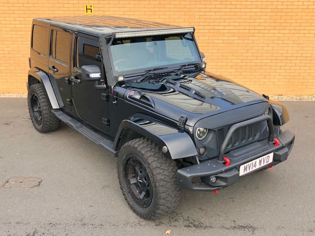 USED 2014 14 JEEP WRANGLER CUSTOM OVERLAND UNLIMITED // 2.8 CRD 197 BHP // 4D // PX SWAP 