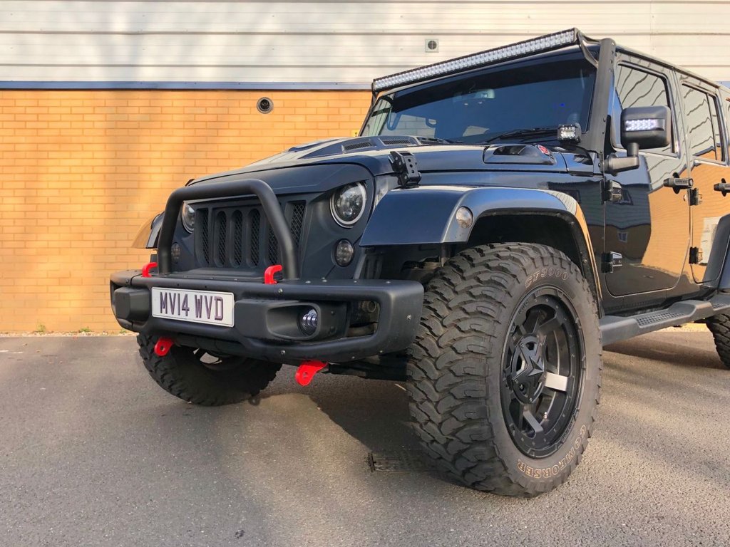 USED 2014 14 JEEP WRANGLER CUSTOM OVERLAND UNLIMITED // 2.8 CRD 197 BHP // 4D // PX SWAP 