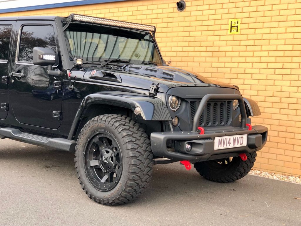 USED 2014 14 JEEP WRANGLER CUSTOM OVERLAND UNLIMITED // 2.8 CRD 197 BHP // 4D // PX SWAP 