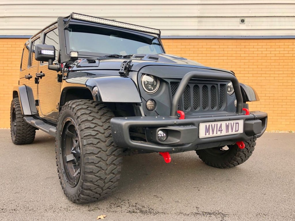 USED 2014 14 JEEP WRANGLER CUSTOM OVERLAND UNLIMITED // 2.8 CRD 197 BHP // 4D // PX SWAP 