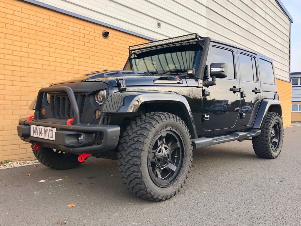 USED 2014 14 JEEP WRANGLER CUSTOM OVERLAND UNLIMITED // 2.8 CRD 197 BHP // 4D // PX SWAP 
