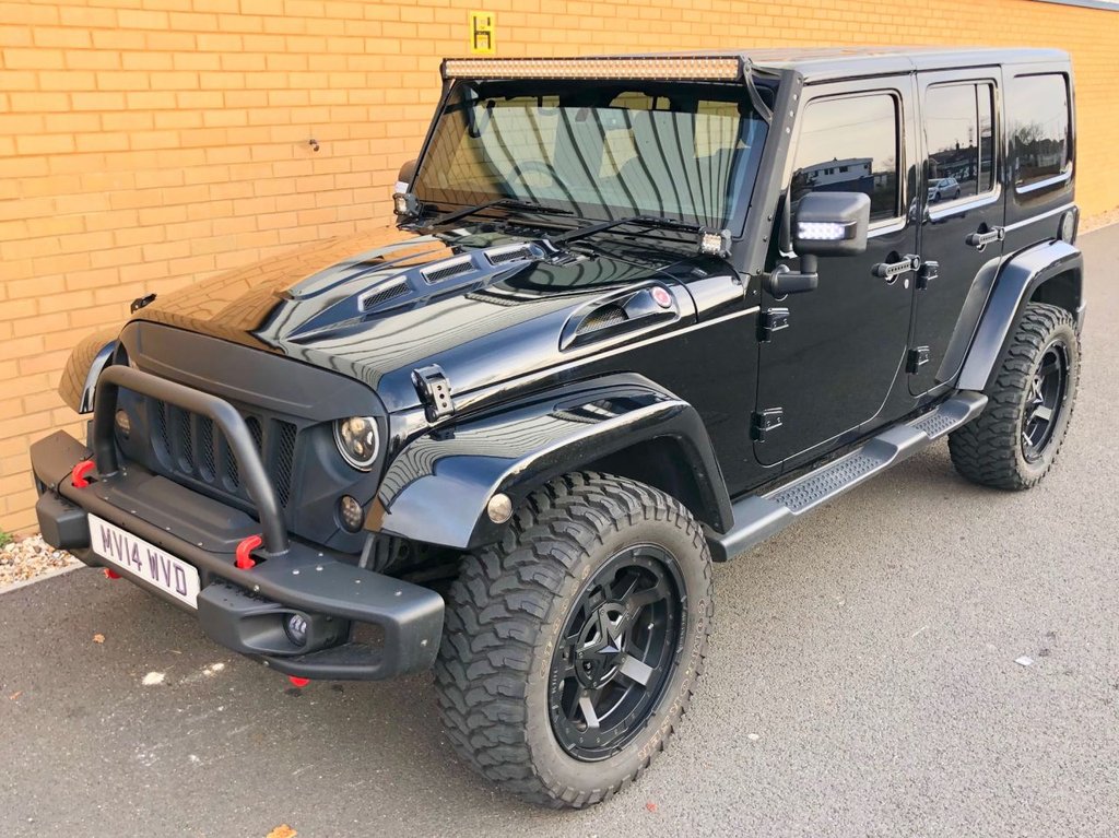USED 2014 14 JEEP WRANGLER CUSTOM OVERLAND UNLIMITED // 2.8 CRD 197 BHP // 4D // PX SWAP 