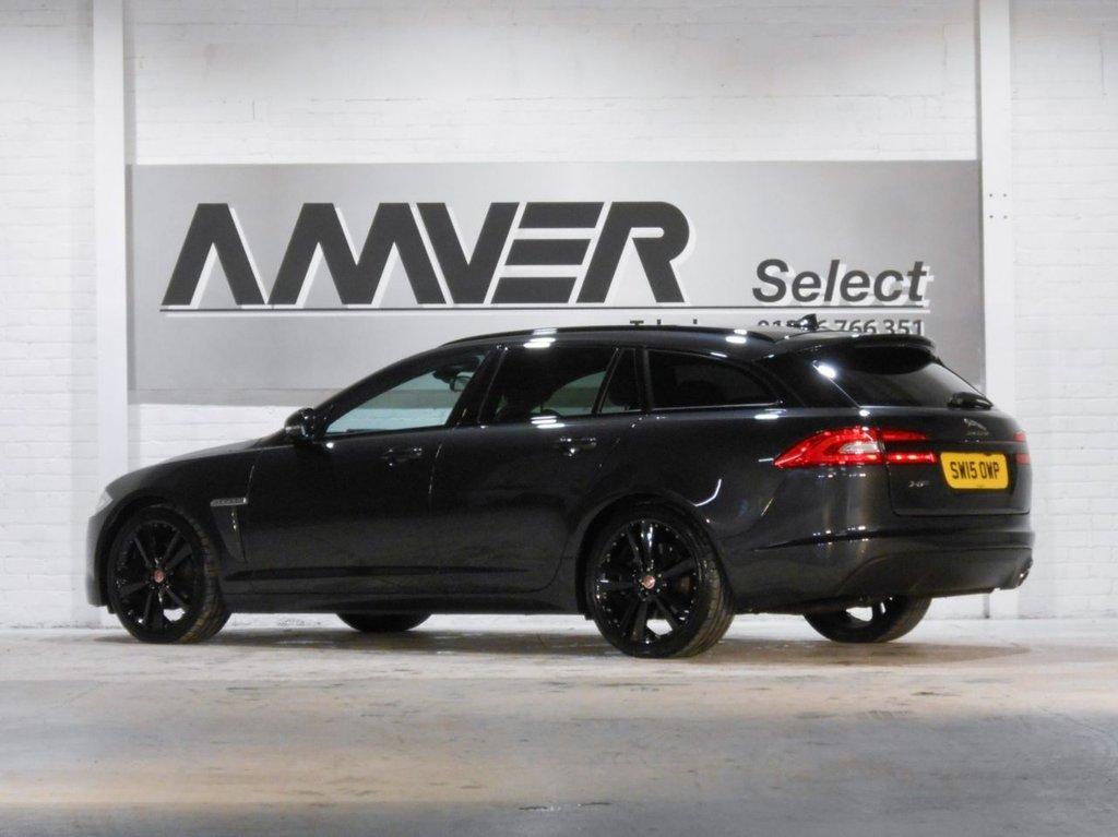 USED 2015 15 JAGUAR XF 2.2 D R-SPORT BLACK SPORTBRAKE 5d 200 BHP FINANCE AVAILABLE