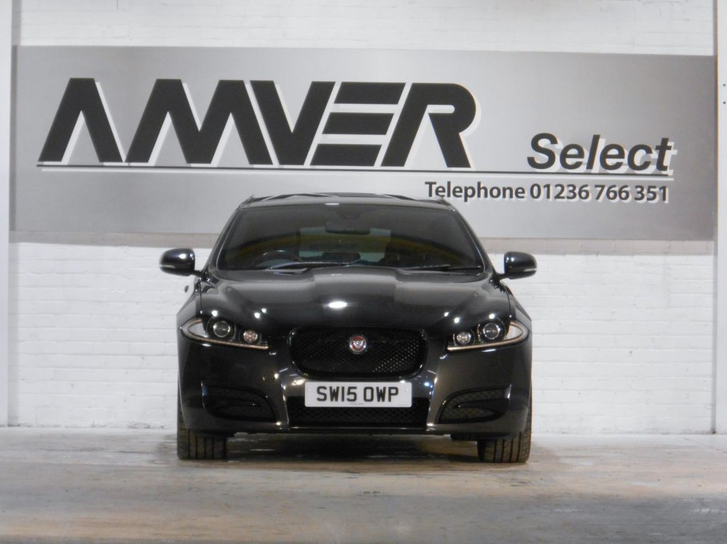 USED 2015 15 JAGUAR XF 2.2 D R-SPORT BLACK SPORTBRAKE 5d 200 BHP FINANCE AVAILABLE