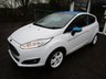 USED 2017 66 FORD FIESTA 1.2 ZETEC WHITE EDITION SPRING 3d 81 BHP Low Mileage, Ford Main Dealer Service History + Just Serviced, MOT until March 2022, Great fuel economy!
