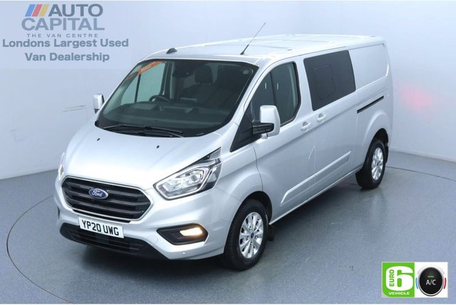 2020 20 FORD TRANSIT CUSTOM 2.0 300 Limited EcoBlue 130 Bhp L2 H1 5 Seats Combi Low Emission