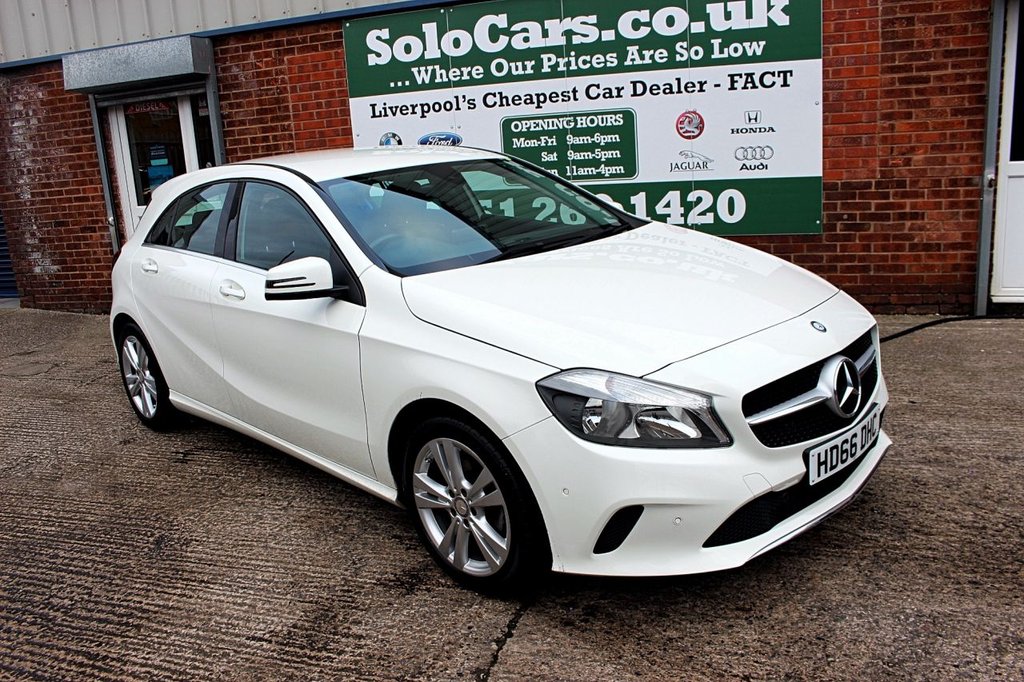 2016 66 MERCEDES-BENZ A-CLASS 1.6 A 180 SPORT EXECUTIVE 5d AUTO 121 BHP