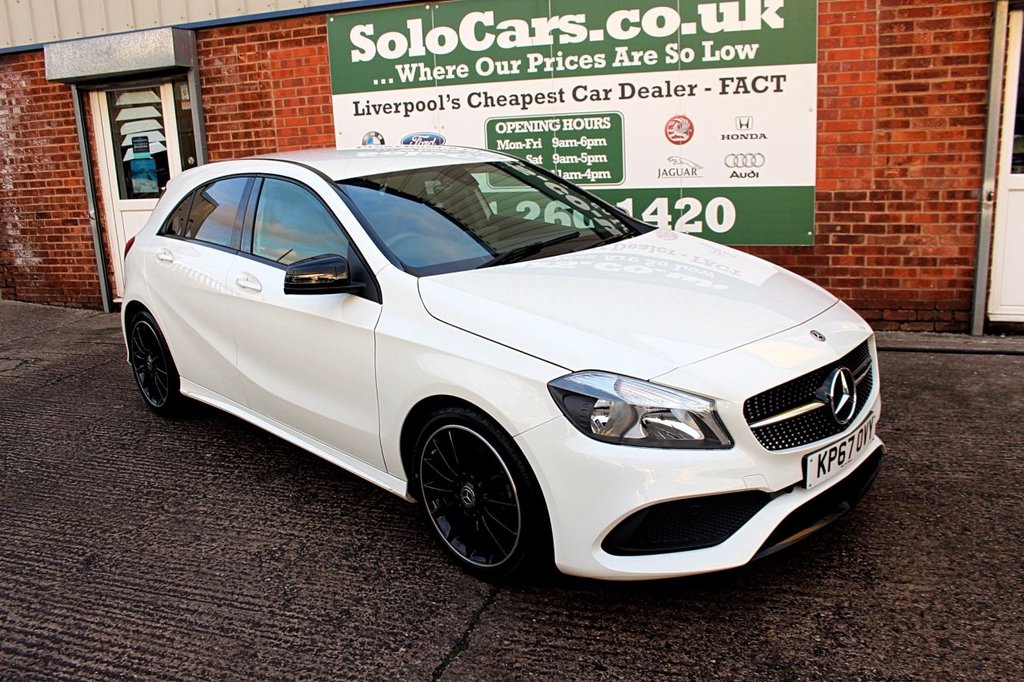 2017 67 MERCEDES-BENZ A-CLASS 1.6 A 200 AMG LINE 5d AUTO 154 BHP