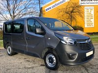 USED 2016 16 VAUXHALL VIVARO 1.6 COMBI MINIBUS SHUTTLE CDTI ECOFLEX AIR-CON T/SLD 