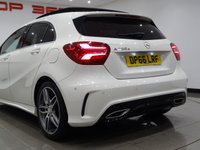 USED 2017 66 MERCEDES-BENZ A-CLASS 2.1 A200 D (134 BHP) AMG LINE (PREMIUM PLUS) 5DR..NAV..PANORAMIC SUNROOF..E/M/HEATED LEATHERS..CRUISE..R/CAMERA..XENONS..LEDS..KEYLESS GO PAN S/ROOF+LEDS+PARK+R/CAM+TINTS+LEATHER+NAV+CRUISE
