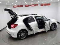 USED 2017 66 MERCEDES-BENZ A-CLASS 2.1 A200 D (134 BHP) AMG LINE (PREMIUM PLUS) 5DR..NAV..PANORAMIC SUNROOF..E/M/HEATED LEATHERS..CRUISE..R/CAMERA..XENONS..LEDS..KEYLESS GO PAN S/ROOF+LEDS+PARK+R/CAM+TINTS+LEATHER+NAV+CRUISE