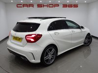 USED 2017 66 MERCEDES-BENZ A-CLASS 2.1 A200 D (134 BHP) AMG LINE (PREMIUM PLUS) 5DR..NAV..PANORAMIC SUNROOF..E/M/HEATED LEATHERS..CRUISE..R/CAMERA..XENONS..LEDS..KEYLESS GO PAN S/ROOF+LEDS+PARK+R/CAM+TINTS+LEATHER+NAV+CRUISE