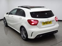 USED 2017 66 MERCEDES-BENZ A-CLASS 2.1 A200 D (134 BHP) AMG LINE (PREMIUM PLUS) 5DR..NAV..PANORAMIC SUNROOF..E/M/HEATED LEATHERS..CRUISE..R/CAMERA..XENONS..LEDS..KEYLESS GO PAN S/ROOF+LEDS+PARK+R/CAM+TINTS+LEATHER+NAV+CRUISE