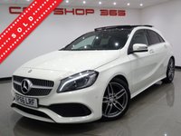 USED 2017 66 MERCEDES-BENZ A-CLASS 2.1 A200 D (134 BHP) AMG LINE (PREMIUM PLUS) 5DR..NAV..PANORAMIC SUNROOF..E/M/HEATED LEATHERS..CRUISE..R/CAMERA..XENONS..LEDS..KEYLESS GO PAN S/ROOF+LEDS+PARK+R/CAM+TINTS+LEATHER+NAV+CRUISE