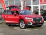 USED 2017 17 AUDI Q2 1.6 TDI SPORT 5d 114 BHP Finished in TANGO RED MET with contrasting SPORTS TRIM. This Audi Q2 is designed to give you the feel-good factor of an Audi A3, but with a higher driving position and the extra feeling of security that comes with it. This low mileage example has features that include Sat Nav, Power Folding Mirrors, Heated Seats, Cruise Control, Park Sensors, DAB, B/Tooth and much more. Dealer serviced at 13752 miles and recently at 21664 miles.