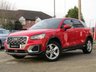 USED 2017 17 AUDI Q2 1.6 TDI SPORT 5d 114 BHP Finished in TANGO RED MET with contrasting SPORTS TRIM. This Audi Q2 is designed to give you the feel-good factor of an Audi A3, but with a higher driving position and the extra feeling of security that comes with it. This low mileage example has features that include Sat Nav, Power Folding Mirrors, Heated Seats, Cruise Control, Park Sensors, DAB, B/Tooth and much more. Dealer serviced at 13752 miles and recently at 21664 miles.