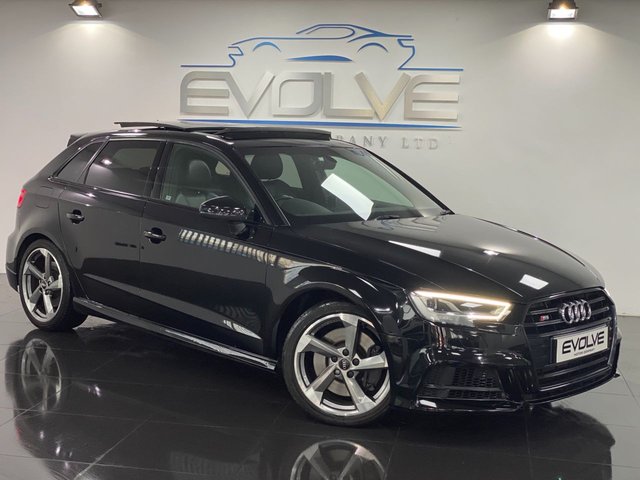 2017 67 Audi S3 2.0 SPORTBACK TFSI QUATTRO BLACK EDITION 5d 306 BHP