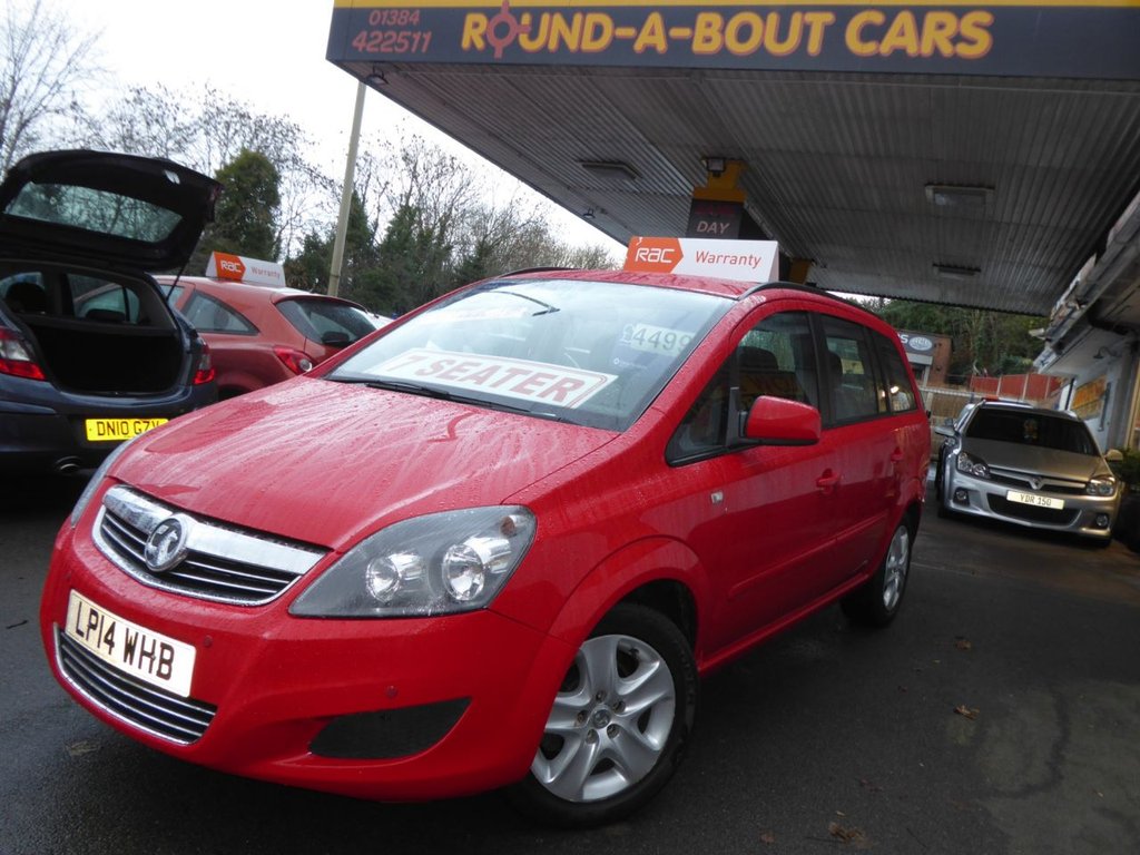 View our VAUXHALL ZAFIRA