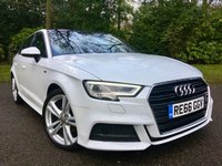 USED 2016 66 AUDI A3 1.4 TFSI S LINE 5d AUTO 148 BHP PANORAMIC SUNROOF/30 POUND Annual Road Tax /AUDI HISTORY/ULEZ Compliant\\SAT NAV\\HEATED FRONT SEATS AUDI UK + 1 DOCTOR OWNER /// GREAT CONDITION INSIDE AND OUT,,,