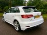USED 2016 66 AUDI A3 1.4 TFSI S LINE 5d AUTO 148 BHP PANORAMIC SUNROOF/30 POUND Annual Road Tax /AUDI HISTORY/ULEZ Compliant\\SAT NAV\\HEATED FRONT SEATS AUDI UK + 1 DOCTOR OWNER /// GREAT CONDITION INSIDE AND OUT,,,