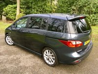 USED 2012 12 MAZDA MAZDA 5 2.0 SPORT 5d 148 BHP /7 FULL BLACK LEATHER SEATS/ ONLY 61,000 MILES/FULL MAZDA PRINTOUT SERVICE HISTORY GREAT CONDITION INSIDE AND OUT,,NEW TYRES AND BRAKES JUST DONE