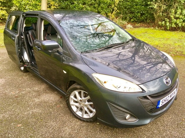 2012 12 Mazda Mazda 5 2.0 SPORT 5d 148 BHP /7 FULL BLACK LEATHER SEATS/ ONLY 61,000 MILES/FULL MAZDA PRINTOUT SERVICE HISTORY