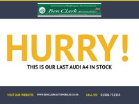 USED 2006 06 AUDI A4 1.8 T SPORT 2d 161 BHP FULL LEATHER//HEATED SEATS//REAR PARK SENSORS /FULL AUDI /SPECIALIST SERVICE HISTORY FULL BLACK LEATHER///Acoustic Rear Parking System// This Vehicle is ULEZ Compliant