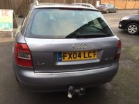 USED 2004 04 AUDI A4 1.9 AVANT TDI SE 5d 99 BHP - This 5 Door, Manual, Diesel, Estate is in Fair Condition For Its Age. MOT till Nov 2021, Some Service History, 180000 Miles. Comes with Cruise Control, Electric Windows and Climate Control.