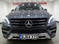 USED 2014 64 MERCEDES-BENZ M-CLASS 3.0 V6 ML350 BLUETEC (258 BHP) AMG LINE (PREMIUM) 4MATIC AUTO ( EURO 6 ) S/S 5DR + NAV + PANORAMIC E/SUNROOF + E/M/HEATED LEATHERS + CRUISE + XENONS..LEDS + R/CAMERA + F-R PARK + PRIVACY + POWER BOOT + E/TOWBAR 21S+PANROOF+XENON+R/CAM+PARK+EHM LEATHER+NAV+CRUISE