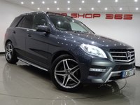 USED 2014 64 MERCEDES-BENZ M-CLASS 3.0 V6 ML350 BLUETEC (258 BHP) AMG LINE (PREMIUM) 4MATIC AUTO ( EURO 6 ) S/S 5DR + NAV + PANORAMIC E/SUNROOF + E/M/HEATED LEATHERS + CRUISE + XENONS..LEDS + R/CAMERA + F-R PARK + PRIVACY + POWER BOOT + E/TOWBAR 21S+PANROOF+XENON+R/CAM+PARK+EHM LEATHER+NAV+CRUISE