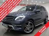 USED 2014 64 MERCEDES-BENZ M-CLASS 3.0 V6 ML350 BLUETEC (258 BHP) AMG LINE (PREMIUM) 4MATIC AUTO ( EURO 6 ) S/S 5DR + NAV + PANORAMIC E/SUNROOF + E/M/HEATED LEATHERS + CRUISE + XENONS..LEDS + R/CAMERA + F-R PARK + PRIVACY + POWER BOOT + E/TOWBAR 21S+PANROOF+XENON+R/CAM+PARK+EHM LEATHER+NAV+CRUISE