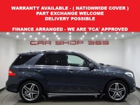 USED 2014 64 MERCEDES-BENZ M-CLASS 3.0 V6 ML350 BLUETEC (258 BHP) AMG LINE (PREMIUM) 4MATIC AUTO ( EURO 6 ) S/S 5DR + NAV + PANORAMIC E/SUNROOF + E/M/HEATED LEATHERS + CRUISE + XENONS..LEDS + R/CAMERA + F-R PARK + PRIVACY + POWER BOOT + E/TOWBAR 21S+PANROOF+XENON+R/CAM+PARK+EHM LEATHER+NAV+CRUISE