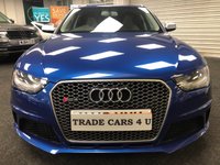 USED 2013 AUDI A4 4.2 RS4 AVANT FSI QUATTRO 5d 444 BHP FREE UK DELIVERY*VIDEO AVAILABLE* FINANCE ARRANGED* PART EX*HPI CLEAR