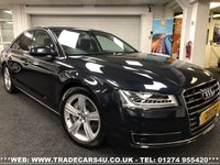 USED 2014 14 AUDI A8 3.0 TDI QUATTRO SPORT EXECUTIVE 4d 254 BHP FREE UK DELIVERY*VIDEO AVAILABLE* FINANCE ARRANGED* PART EX*HPI CLEAR
