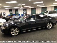 USED 2014 14 AUDI A8 3.0 TDI QUATTRO SPORT EXECUTIVE 4d 254 BHP FREE UK DELIVERY*VIDEO AVAILABLE* FINANCE ARRANGED* PART EX*HPI CLEAR