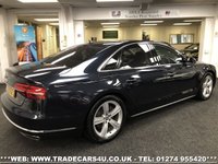 USED 2014 14 AUDI A8 3.0 TDI QUATTRO SPORT EXECUTIVE 4d 254 BHP FREE UK DELIVERY*VIDEO AVAILABLE* FINANCE ARRANGED* PART EX*HPI CLEAR