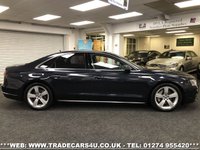 USED 2014 14 AUDI A8 3.0 TDI QUATTRO SPORT EXECUTIVE 4d 254 BHP FREE UK DELIVERY*VIDEO AVAILABLE* FINANCE ARRANGED* PART EX*HPI CLEAR