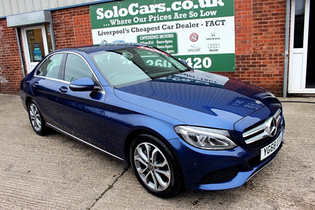 2018 68 MERCEDES-BENZ C-CLASS 2.1 C 220 D SPORT 4d AUTO 170 BHP