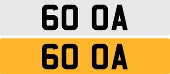 1970 NUMBER PLATE PLATE