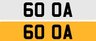 USED NUMBER PLATE PLATE 