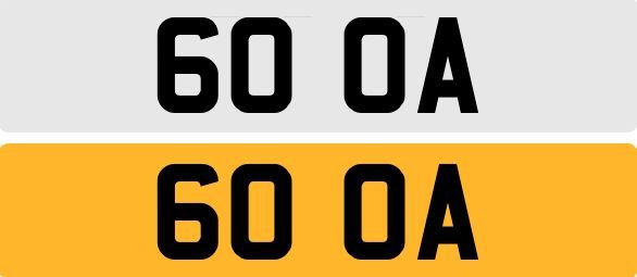 View our Number Plate Plate 