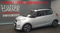 USED 2015 15 CITROEN C1 1.0 AIRSCAPE FEEL EDITION 5d 68 BHP SUNRISE RED DASH ACCENT + RED ZEBRA DOOR DETAIL  &pound;0 TAX CAR