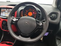 USED 2015 15 CITROEN C1 1.0 AIRSCAPE FEEL EDITION 5d 68 BHP SUNRISE RED DASH ACCENT + RED ZEBRA DOOR DETAIL  &pound;0 TAX CAR