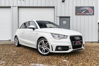 USED 2011 52 AUDI A1 1.4 TFSI S LINE 3d 122 BHP FULL SERVICE HISTORY+CREAM WHITE