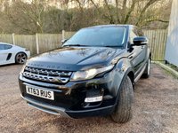 USED 2013 63 LAND ROVER RANGE ROVER EVOQUE 2.2 SD4 PURE TECH 5d AUTO 190 BHP 