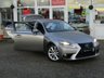 USED 2014 14 LEXUS IS 2.5 300H LUXURY 4d 220 BHP Finished in SONIC TITANIUM SILVER METALLIC with FULL LEATHER CLIMATE SEATS. This third generation Lexus has comfortable seats, a steering wheel with a sporty feel, and a cockpit that wraps around you. The engine and electric motor combine to provide 220bhp and return an economical 64.2 average MPG. Features include, Sat Nav, Rear View Camera, DAB radio, B/Tooth, Leather seats and much more. Dealer serviced at 3348 miles, 6788 miles, 10127 miles, 12928 miles, 15697 miles and at 17652 miles.