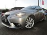 USED 2014 14 LEXUS IS 2.5 300H LUXURY 4d 220 BHP Finished in SONIC TITANIUM SILVER METALLIC with FULL LEATHER CLIMATE SEATS. This third generation Lexus has comfortable seats, a steering wheel with a sporty feel, and a cockpit that wraps around you. The engine and electric motor combine to provide 220bhp and return an economical 64.2 average MPG. Features include, Sat Nav, Rear View Camera, DAB radio, B/Tooth, Leather seats and much more. Dealer serviced at 3348 miles, 6788 miles, 10127 miles, 12928 miles, 15697 miles and at 17652 miles.