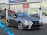 USED 2014 14 LEXUS IS 2.5 300H LUXURY 4d 220 BHP Finished in SONIC TITANIUM SILVER METALLIC with FULL LEATHER CLIMATE SEATS. This third generation Lexus has comfortable seats, a steering wheel with a sporty feel, and a cockpit that wraps around you. The engine and electric motor combine to provide 220bhp and return an economical 64.2 average MPG. Features include, Sat Nav, Rear View Camera, DAB radio, B/Tooth, Leather seats and much more. Dealer serviced at 3348 miles, 6788 miles, 10127 miles, 12928 miles, 15697 miles and at 17652 miles.